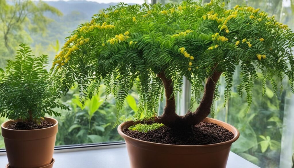 River Tamarind in Container